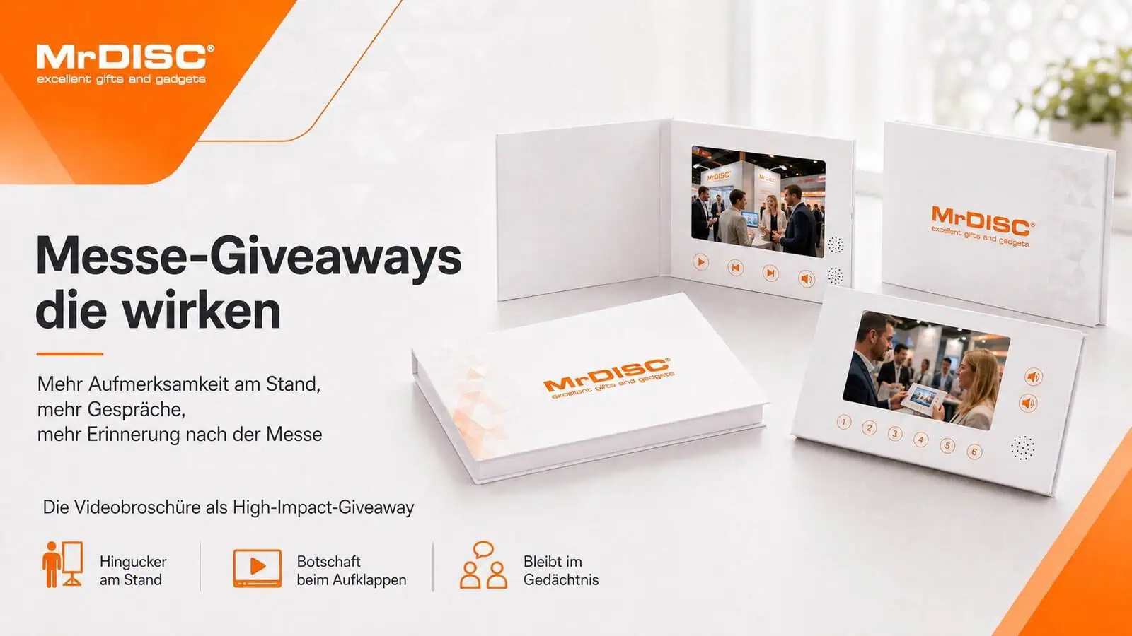Giveaways auf der Messe